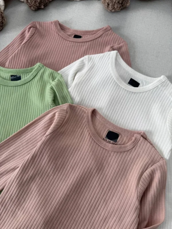 بادی کبریتی آستین بلند برند H&M - Image 2