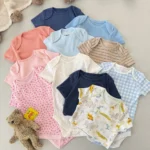 بادی آستین کوتاه میکس (2-4 ماه/ 37 سانت)