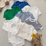 بادی آستین کوتاه میکس (4-6 ماه/ 39 سانت)