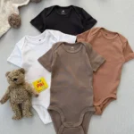 بادی بیسیک آستین کوتاه اورجینال برند H&M