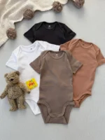 بادی بیسیک آستین کوتاه اورجینال برند H&M