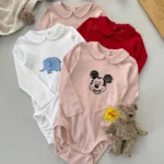 بادی  یقه ب ب آستین بلند برند H&M