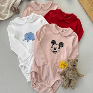 بادی  یقه ب ب آستین بلند برند H&M