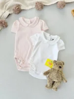 بادی  یقه ب ب آستین کوتاه برند H&M