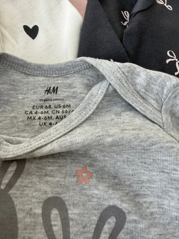 بادی آستین بلند اورجینال برند H&M - Image 4