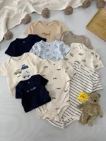 بادی آستین کوتاه اورجینال برند H&M