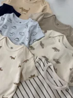 بادی آستین کوتاه اورجینال برند H&M - Image 2