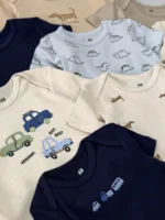 بادی آستین کوتاه اورجینال برند H&M - Image 6