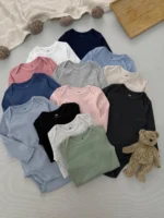 بادی بیسیک آستین بلند اورجینال برند H&M (یقه فرشته)