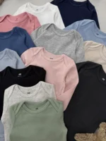 بادی بیسیک آستین بلند اورجینال برند H&M (یقه فرشته) - Image 3