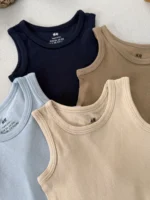 بادی آستین حقله ای اورجینال برند H&M (0-1ماه) - Image 2