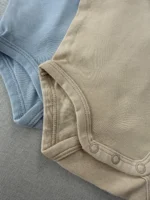 بادی آستین حقله ای اورجینال برند H&M (0-1ماه) - Image 3