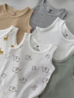 بادی آستین حقله ای اورجینال برند H&M - Image 2