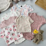 بادی آستین کوتاه اورجینال برند H&M