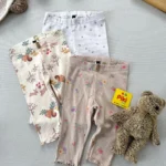 شلوار کبریتی دخترانه برند H&M (6-9ماه)