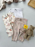 شلوار کبریتی دخترانه برند H&M (6-9ماه)