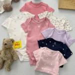 بادی آستین کوتاه اورجینال برند H&M