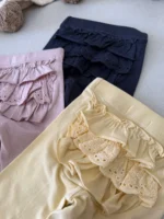 شلوار نوزادی لگ پشت چیندار دخترانه برند newbie (1-2 ماه) - Image 3