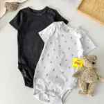 بادی کبریتی آستین کوتاه اورجینال برند H&M