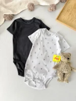 بادی کبریتی آستین کوتاه اورجینال برند H&M