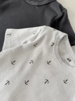 بادی کبریتی آستین کوتاه اورجینال برند H&M - Image 2