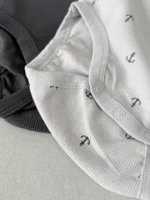 بادی کبریتی آستین کوتاه اورجینال برند H&M - Image 3