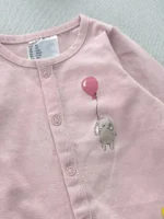 سرهمی اورجینال برند H&M صورتی خرگوشی (نوزادی تا 1 ماه) - Image 3