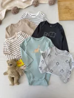بادی آستین بلند اورجینال برند H&M