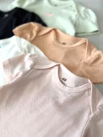 بادی سرشانه چیندار آستین کوتاه اورجینال برند H&M - Image 3
