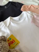 بادی سرشانه چیندار آستین کوتاه اورجینال برند H&M - Image 2