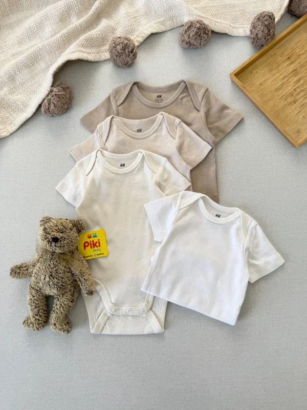 بادی بیسیک آستین کوتاه اورجینال H&M - Image 6