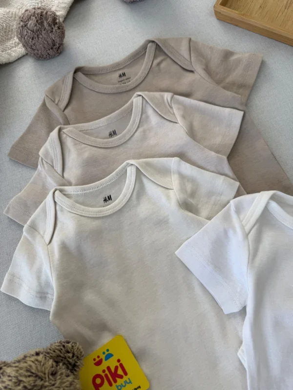 بادی بیسیک آستین کوتاه اورجینال H&M - Image 3