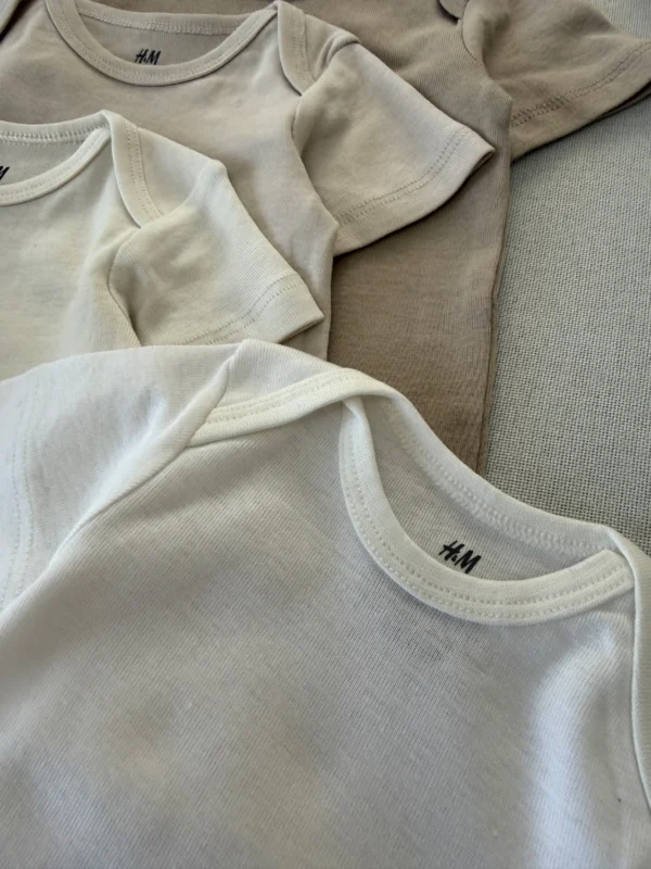 بادی بیسیک آستین کوتاه اورجینال H&M - Image 4