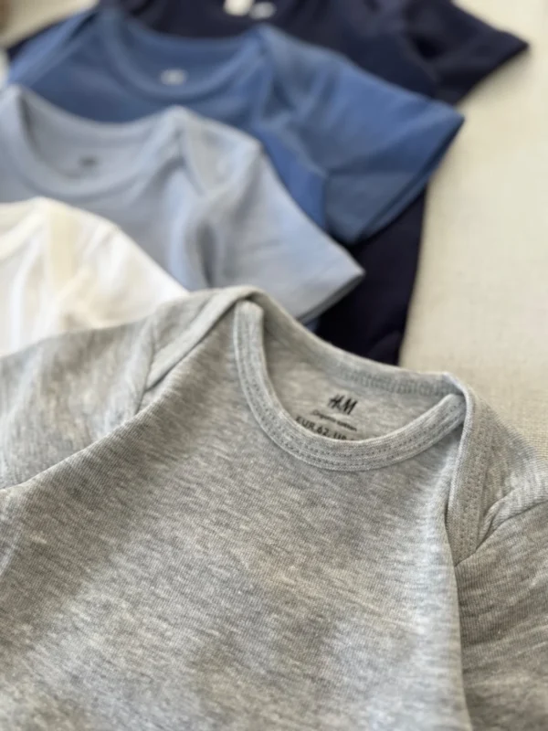 بادی بیسیک آستین کوتاه اورجینال H&M - Image 3