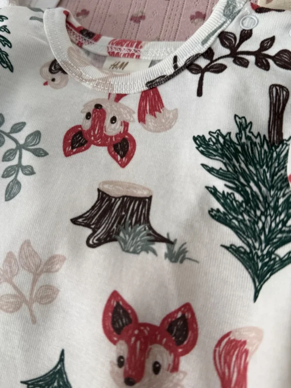 بادی آستین کوتاه برند H&M - Image 3