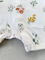 رامپرز گلدار سرشانه چیندار دخترانه اورجینال برند H&M - Image 2