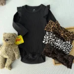 حراج بادی آستین بلند کبریتی مجلسی چیندار برند H&M