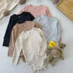 بادی آستین بلند کبریتی اورجینال برند H&M