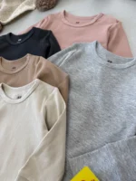 بادی آستین بلند کبریتی اورجینال برند H&M - Image 4