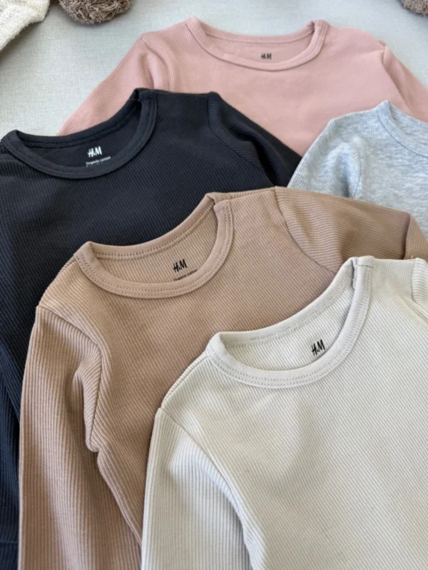 بادی آستین بلند کبریتی اورجینال برند H&M - Image 2
