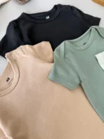 بادی بیسیک آستین کوتاه اورجینال H&M - Image 3