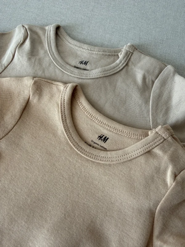 بادی بیسیک آستین کوتاه اورجینال H&M - Image 5