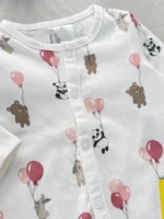 سرهمی اورجینال برند H&M طرح دار خرگوشی (نوزادی تا 6 ماه) - Image 3