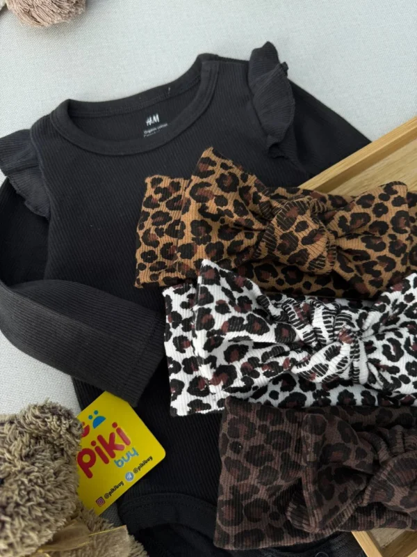 حراج بادی آستین بلند کبریتی مجلسی چیندار برند H&M - Image 2
