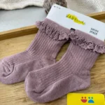 جوراب کبریتی یاسی لب دانتل ترکیه ای