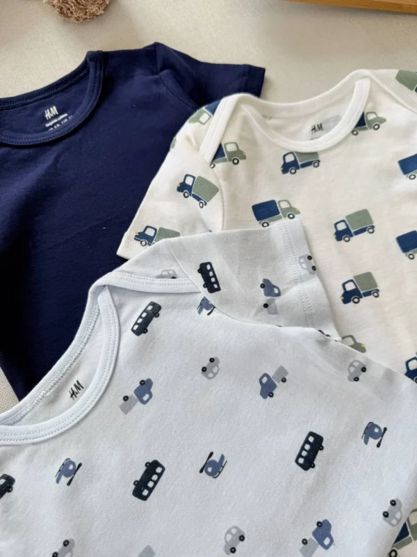 بادی نوزادی H&M آستین کوتاه - Image 2