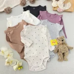 بادی آستین بلند کبریتی مجلسی چیندار برند H&M