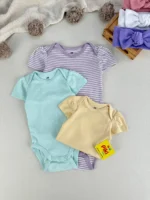 بادی آستین کوتاه اورجینال برند H&M