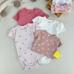 بادی آستین کوتاه اورجینال برند H&M