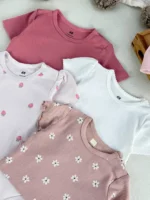 بادی آستین کوتاه اورجینال برند H&M - Image 2